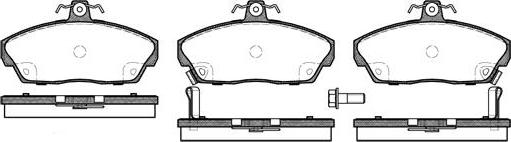 NEW BLOX NB21515V02 - Тормозные колодки, дисковые, комплект unicars.by