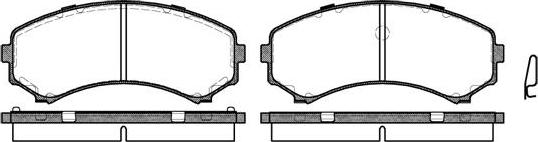 NEW BLOX NB23488N00 - Тормозные колодки, дисковые, комплект unicars.by