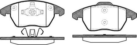 NEW BLOX NB23589V00 - Тормозные колодки, дисковые, комплект unicars.by