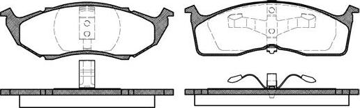 NEW BLOX NB23043N00 - Тормозные колодки, дисковые, комплект unicars.by