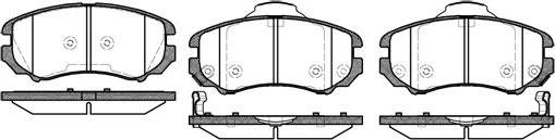 NEW BLOX NB23893S01 - Тормозные колодки, дисковые, комплект unicars.by