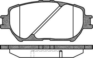 NEW BLOX NB23806N00 - Тормозные колодки, дисковые, комплект unicars.by