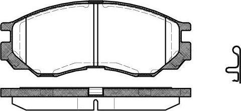 NEW BLOX NB23290N00 - Тормозные колодки, дисковые, комплект unicars.by