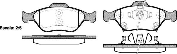 NEW BLOX NB23202V02 - Тормозные колодки, дисковые, комплект unicars.by