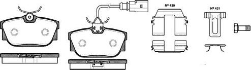 NEW BLOX NB23224V02 - Тормозные колодки, дисковые, комплект unicars.by