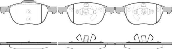 NEW BLOX NB23723S00 - Тормозные колодки, дисковые, комплект unicars.by