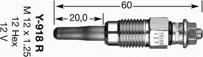 NGK 4182 - Свеча накаливания unicars.by