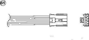 NGK 97291 - Лямбда-зонд, датчик кислорода unicars.by