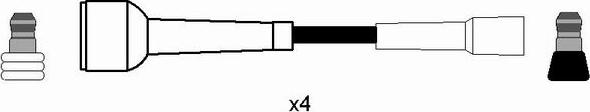 NGK 8183 - Комплект проводов зажигания unicars.by