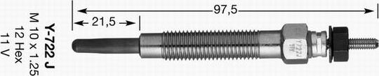 NGK 2686 - Свеча накаливания unicars.by