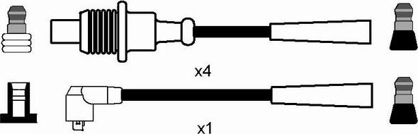 NGK 7176 - Комплект проводов зажигания unicars.by
