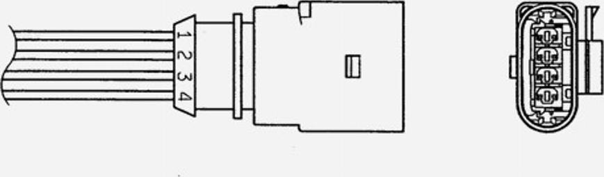 NGK OZA629V26 - Лямбда-зонд, датчик кислорода unicars.by