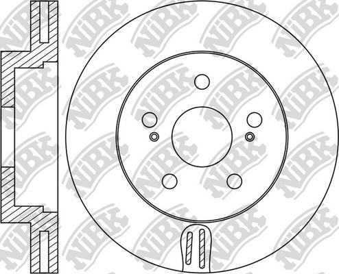 NiBK RN1942 - Тормозной диск unicars.by