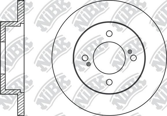 NiBK RN1986 - Тормозной диск unicars.by