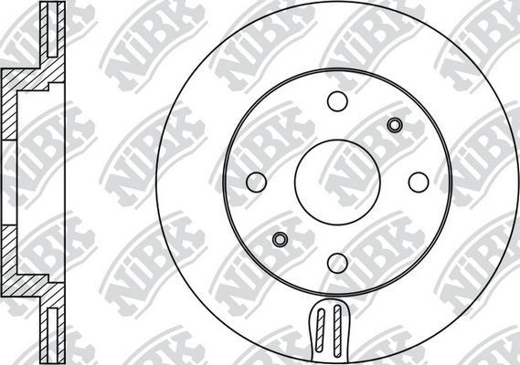 NiBK RN1988 - Тормозной диск unicars.by