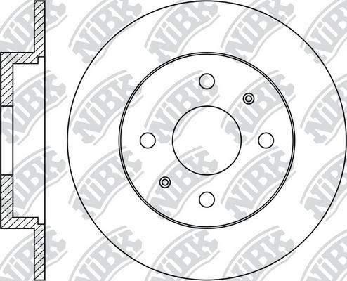 NiBK RN1923 - Тормозной диск unicars.by