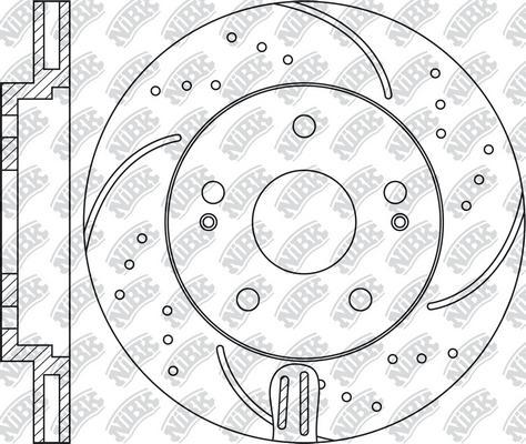 NiBK RN1403DSET - Экономичный тормозной диск unicars.by