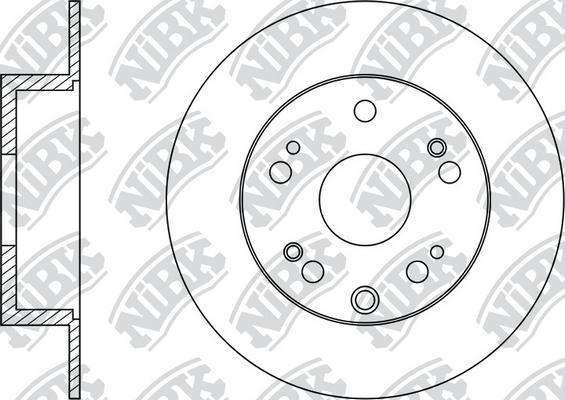 NiBK RN1407 - Тормозной диск unicars.by