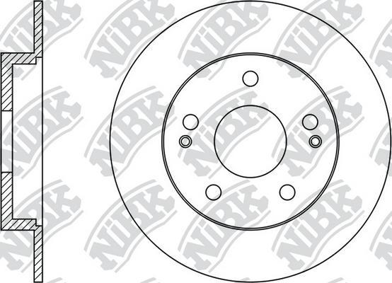 NiBK RN1563 - Тормозной диск unicars.by