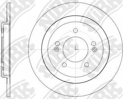 NiBK RN1563 - Тормозной диск unicars.by