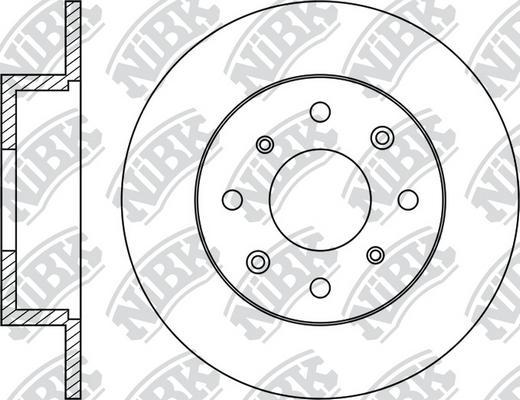 NiBK RN1052 - Тормозной диск unicars.by
