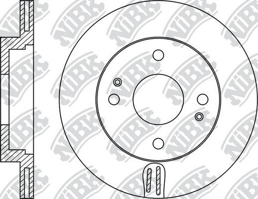 NiBK RN1834 - Тормозной диск unicars.by