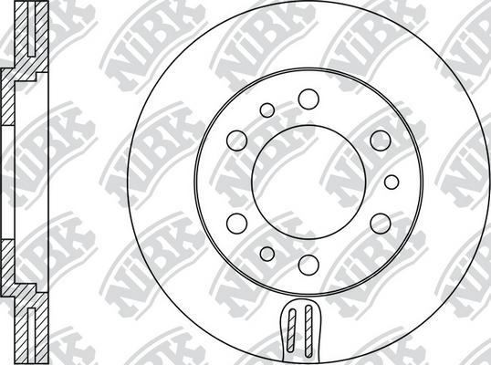 NiBK RN1395 - Тормозной диск unicars.by