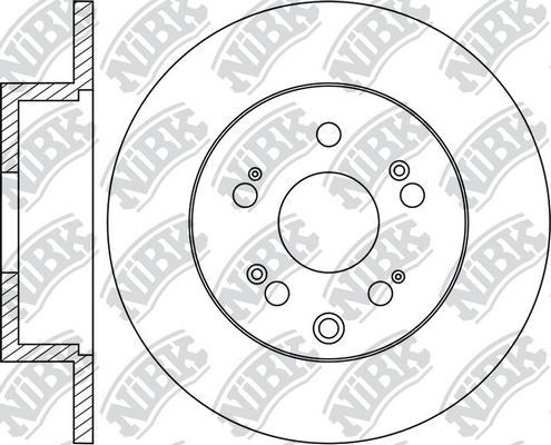 NiBK RN1355 - Тормозной диск unicars.by