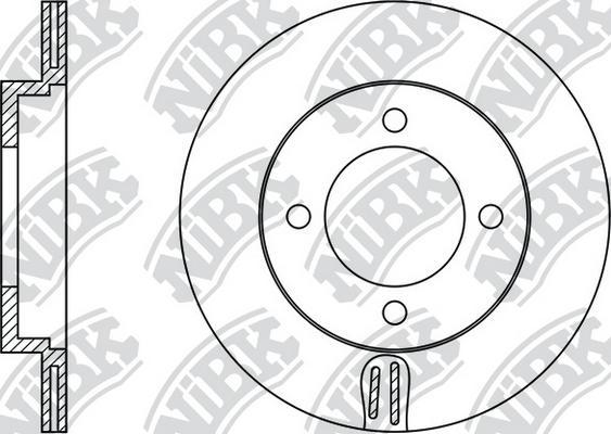 NiBK RN1339 - Тормозной диск unicars.by