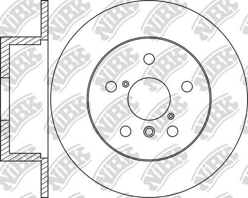 NiBK RN1255 - Тормозной диск unicars.by
