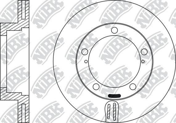 NiBK RN22002 - Тормозной диск unicars.by