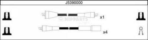 Nipparts J5390000 - Комплект проводов зажигания unicars.by