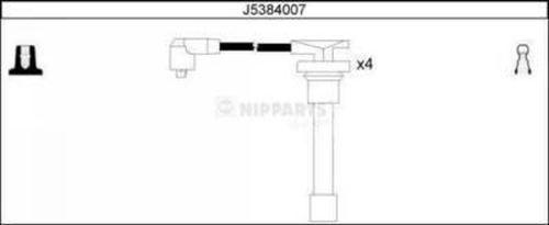 Nipparts J5384007 - Комплект проводов зажигания unicars.by