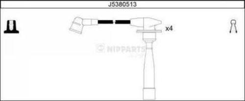 Nipparts J5380513 - Комплект проводов зажигания unicars.by