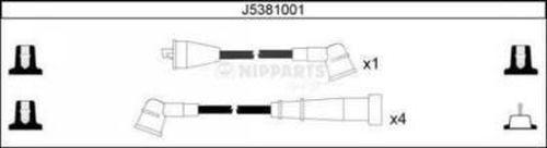 Nipparts J5381001 - Комплект проводов зажигания unicars.by