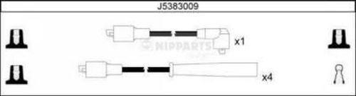 Nipparts J5383009 - Комплект проводов зажигания unicars.by