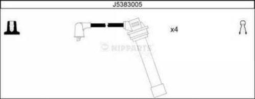 Nipparts J5383005 - Комплект проводов зажигания unicars.by