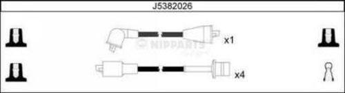 Nipparts J5382026 - Комплект проводов зажигания unicars.by