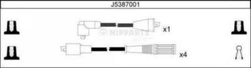 Nipparts J5387001 - Комплект проводов зажигания unicars.by