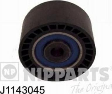 Nipparts J1143045 - Направляющий ролик, зубчатый ремень ГРМ unicars.by