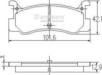 Valeo 671143 - Тормозные колодки, дисковые, комплект unicars.by