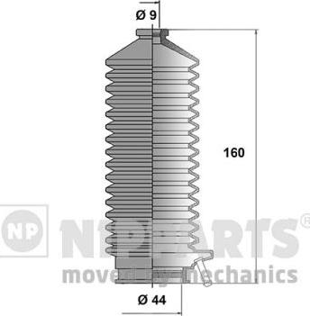 Nipparts J2842007 - Комплект пыльника, рулевое управление unicars.by