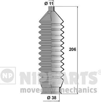 Nipparts N2843013 - Комплект пыльника, рулевое управление unicars.by