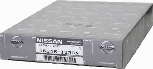 NISSAN 16546-JG30A - Воздушный фильтр, двигатель unicars.by