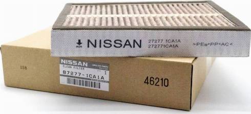 NISSAN B7277-1CA1A - Фильтр воздуха в салоне unicars.by