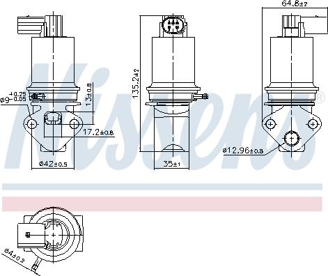 Nissens 98372 - Клапан возврата ОГ unicars.by