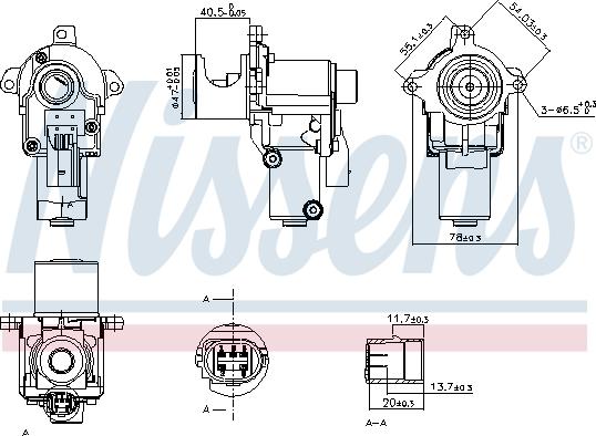 Nissens 98217 - Клапан возврата ОГ unicars.by