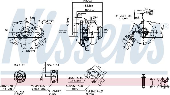 Nissens 93249 - Турбина, компрессор unicars.by