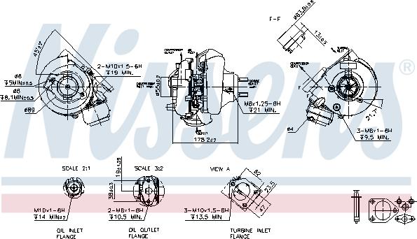 Nissens 93248 - Турбина, компрессор unicars.by