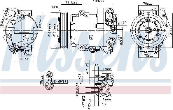 Nissens 89425 - Компрессор кондиционера unicars.by